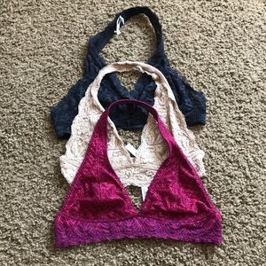 3 Bralettes Size M